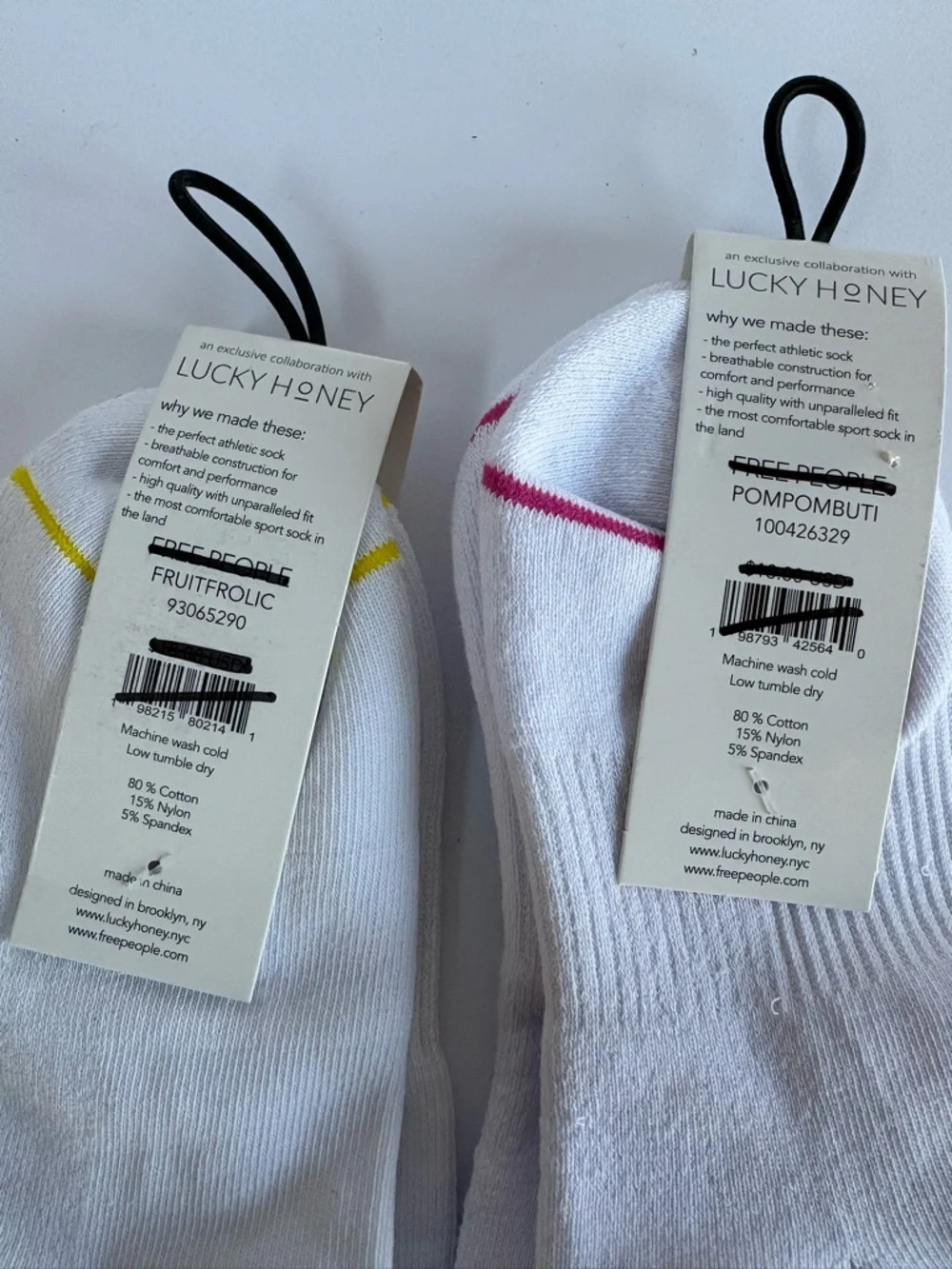 Set of 2 NWT Free People FP Movement Ankle Socks